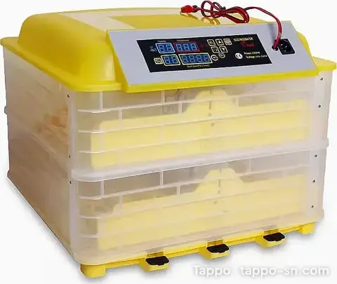 Couveuse 96 oeufs automatique à deux niveaux et double alimentation