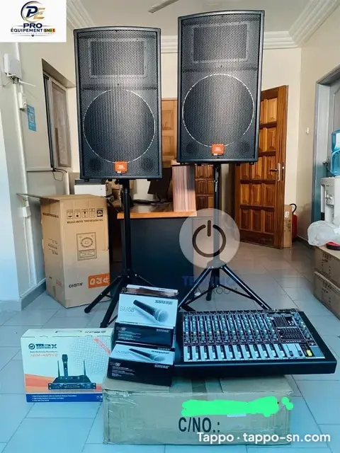 Ensemble sonorisation professionnel JBL