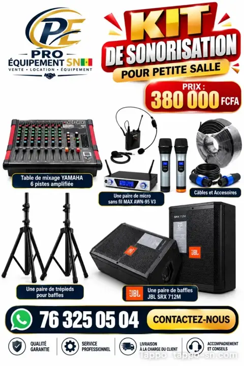 Kit de sonorisation pour petite salle