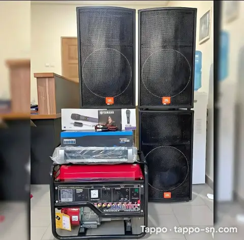 sonorisation avec groupe electrogene