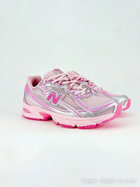 Baskets New Balance 740 rose et argent