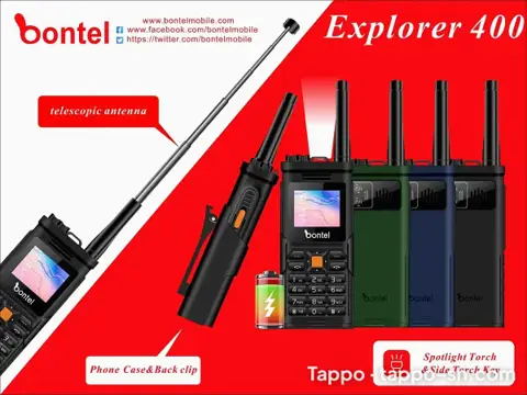 Téléphone Bontel Explorer 400 avec antenne télescopique