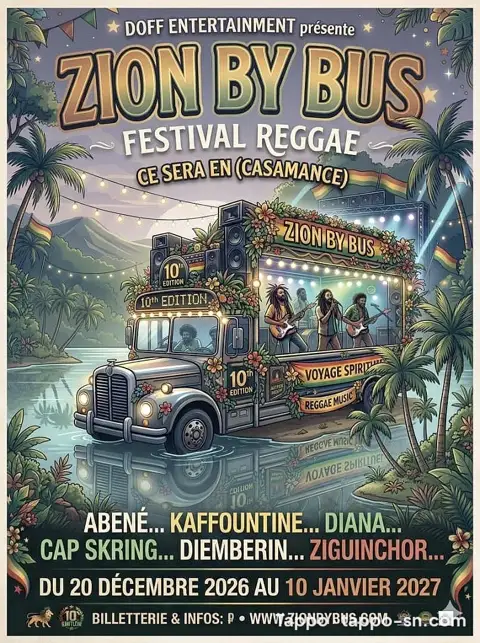 Festival reggae zion by bus en casamance