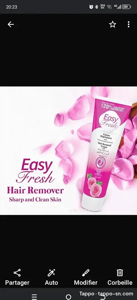 Crème dépilatoire Easy Fresh