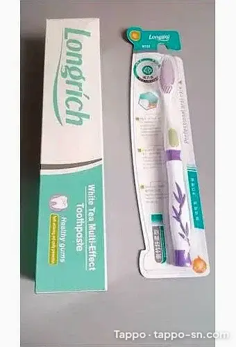 Dentifrice et brosse à dents Longrich