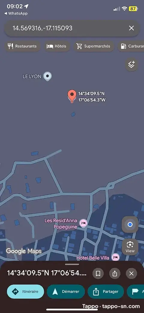 Terrain de 300 mètres carrés à vendre à Ndayane Sn