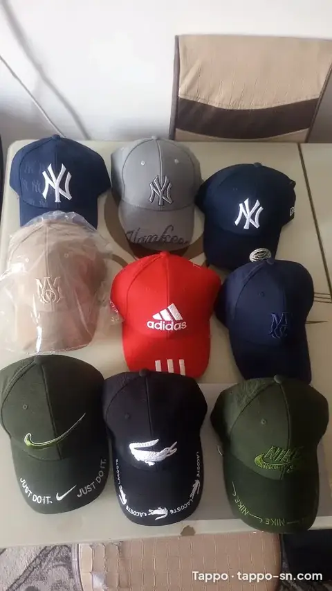 Casquettes de Marque (NY, Nike, Adidas, Lacoste)