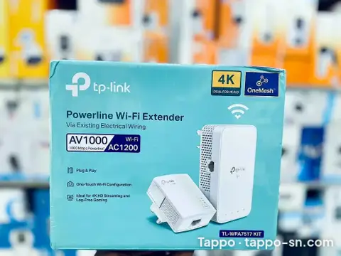 Tp-Link Powerline Wi-Fi Extender TL-WPA7517 Kit AV1000