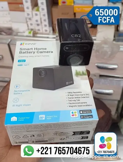 Caméra Intelligente avec batterie EZVIZ CB2 (Neuve en boîte)