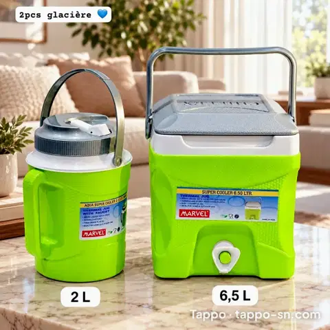 Lot de 2 pieces glaciere Marvel 2L et 6,5L