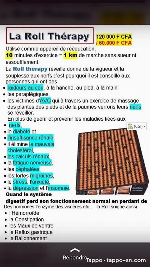 La Roll Thérapie – Appareil de massage, rééducation et bien-être